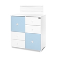 CUPBOARD NEW white/baby blue - Variant D